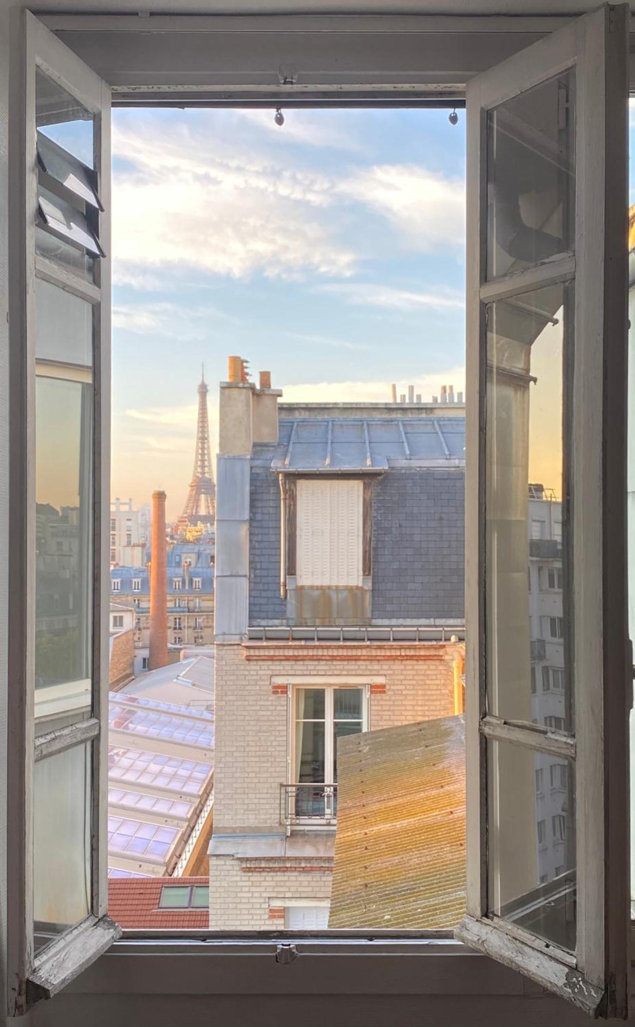 Studio Chic Paris Tour Eiffel Near Eiffel Tower 7Th Floor Eksteriør billede